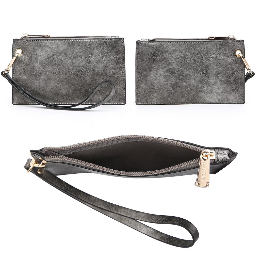 Chic 3-Piece Women's Faux Leather Tote Bag Set - Stylish Work Handbag with Detachable Organizer and Wristlet