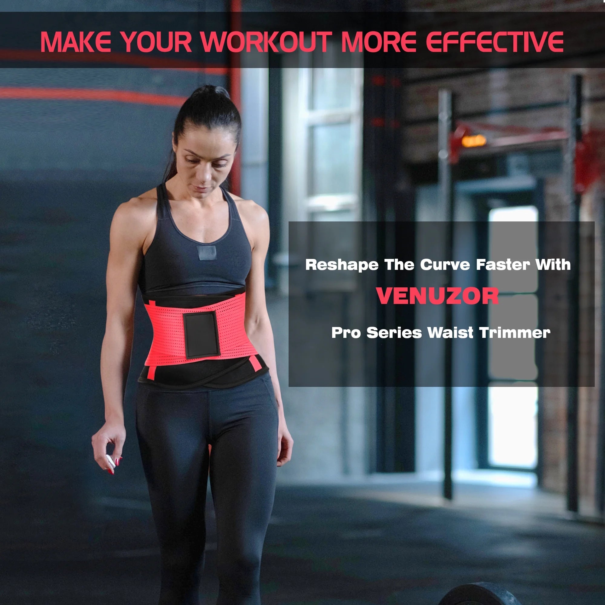 Waist Trainer for Women Waist Cincher Trimmer Toning Belt Weight Loss Back Support Tummy Control Yoga Shaper Workout