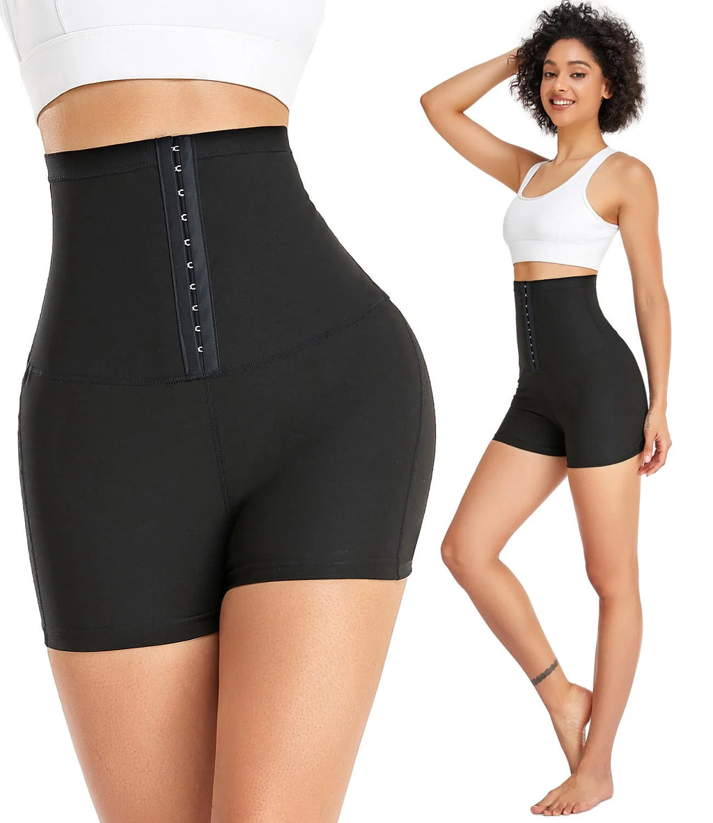 Thermo Sauna Sweat Pants for Women High Waisted Neoprene Corset Leggings Workout Waist Trainer Body Shaper