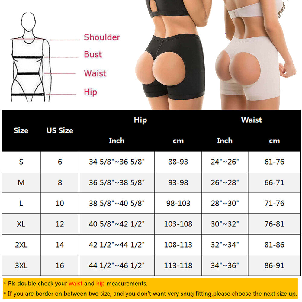 Butt Lift Booster Booty Lifter Panties Waist Tummy Control Enhancer Body Shapers
