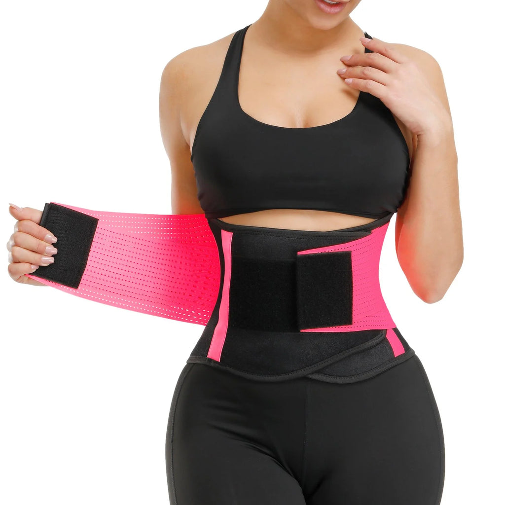 Waist Trainer for Women Waist Cincher Trimmer Toning Belt Weight Loss Back Support Tummy Control Yoga Shaper Workout