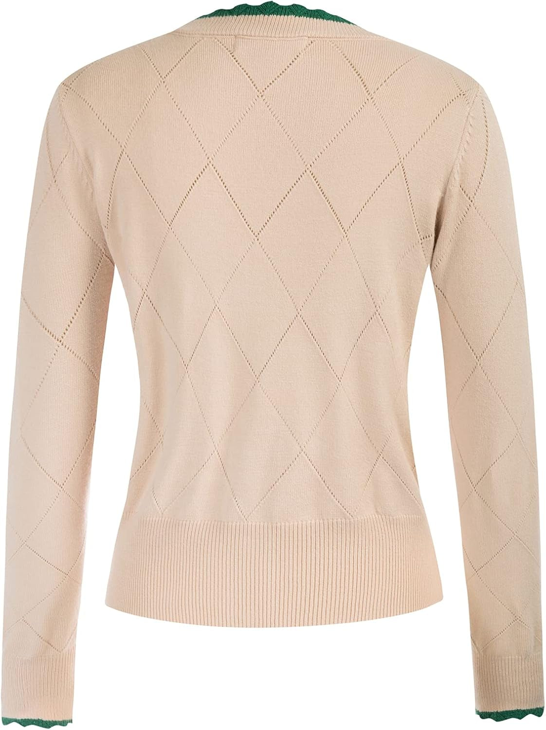 Long Sleeve Cardigan Sweater for Women Button down V Neck Floar Cardigan Cropped Cardigan Shrugs