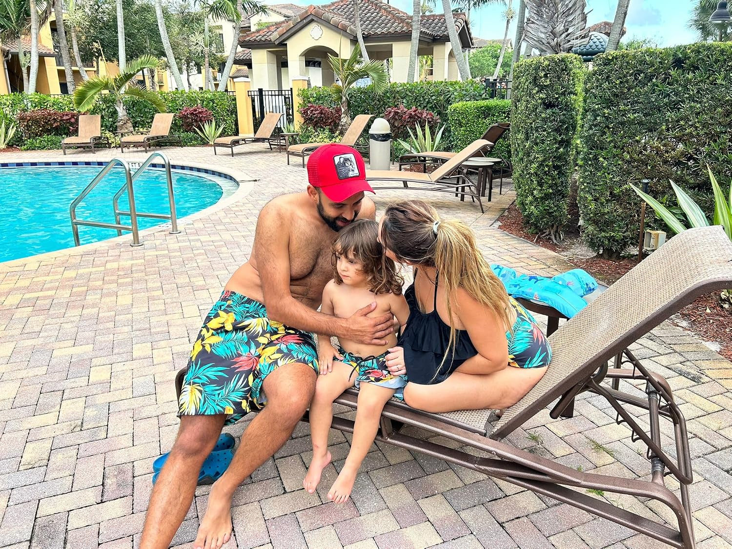Couples Matching Swimsuit Family Matching Swimwear Dad and Me Matching Swimming Shorts